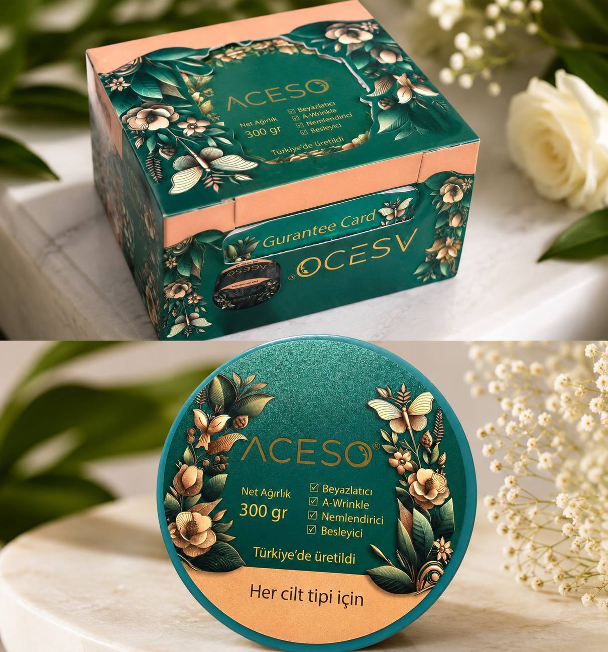 body cream new card ACESO Whitening & Nourishing Body Cream – 300g - Image 1